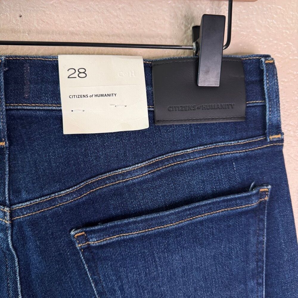 NEW Citizens of Humanity Lyra Long Wide Jeans Womens 28 Masha Blue Denim Stretch - Picture 9 of 16